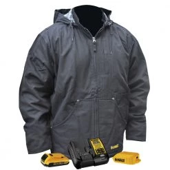 Dewalt DCHJ076ABD1-M 20V MAX Li-Ion Heavy Duty Heated Work Coat Kit - Medium