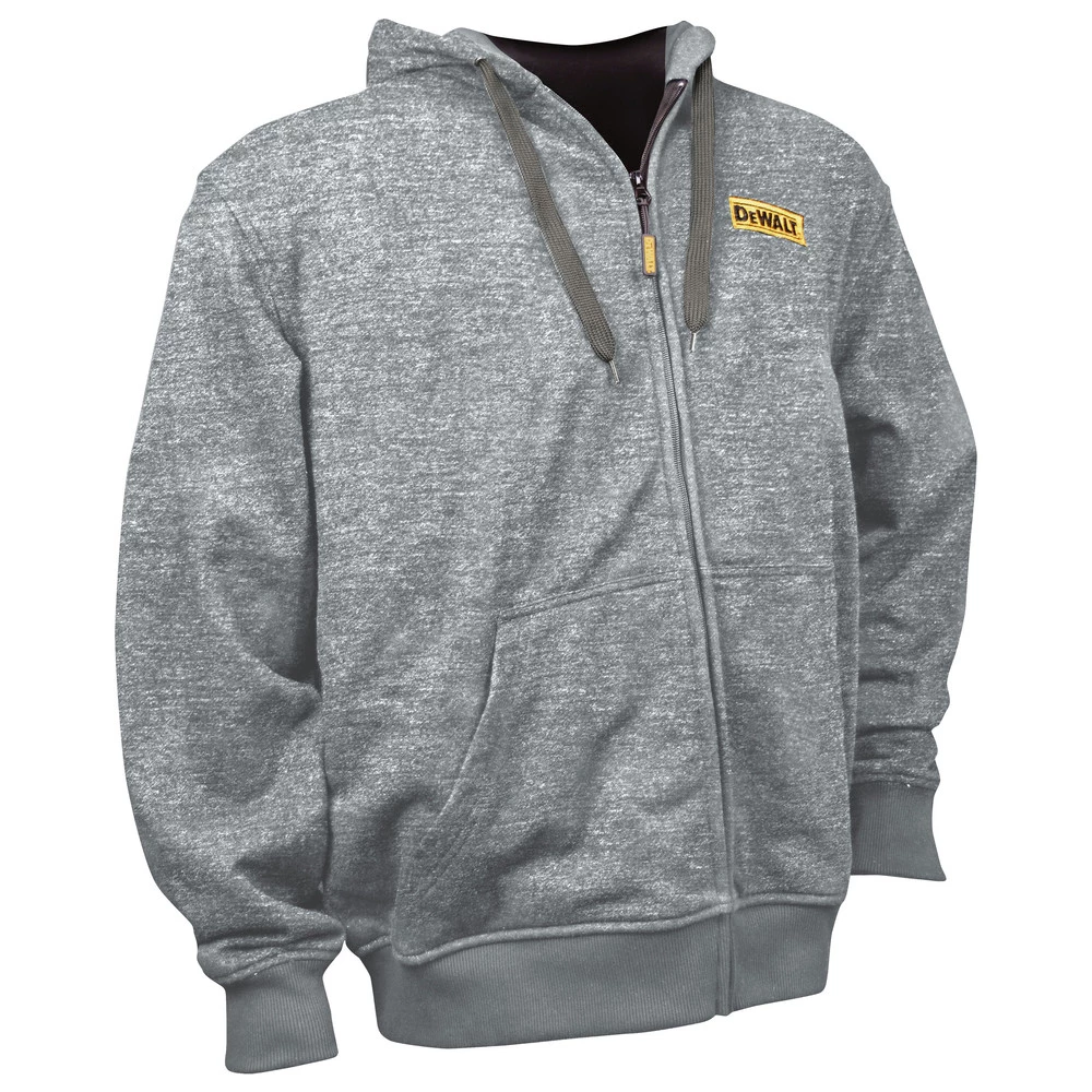Dewalt DCHJ080B-L 20V MAX Li-Ion Heathered Gray Heated Hoodie (Jacket Only) - Large 2 Dewalt DCHJ080B-L 20V MAX Li-Ion Heathered Gray Heated Hoodie (Jacket Only) - Large - Image 2