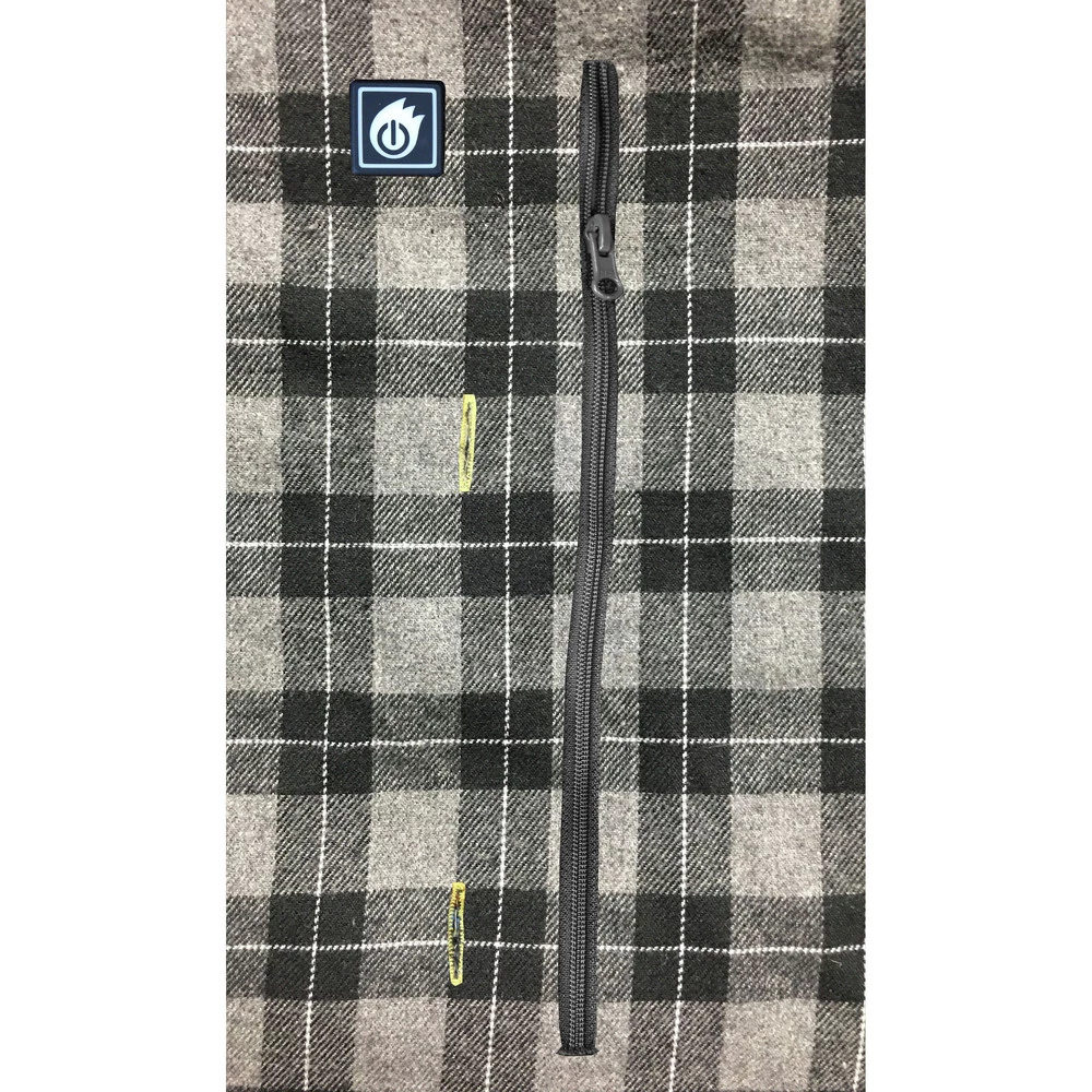 Dewalt DCHJ084CD1-L 20V MAX Li-Ion Charcoal Women's Flannel Lined Diamond Quilted Heated Jacket Kit - Large 4 Dewalt DCHJ084CD1-L 20V MAX Li-Ion Charcoal Women's Flannel Lined Diamond Quilted Heated Jacket Kit - Large - Image 4