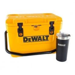 Dewalt DXC1002B 10 Quart Roto-Molded Lunchbox Cooler/ 20 Oz. Black Tumbler Combo