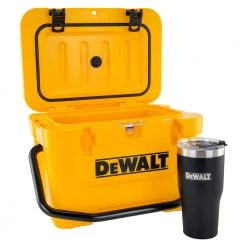 Dewalt DXC1003B 10 Quart Roto-Molded Lunchbox Cooler And 30 Oz. Black Tumbler Combo -Clothing and Gear Sales Shop dewndxc1003b b