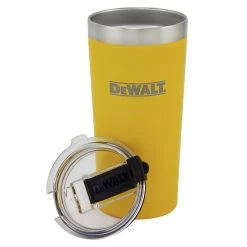 Dewalt DXC20OZTYS 20 Oz. Yellow Powder Coated Tumbler -Clothing and Gear Sales Shop dewndxc20oztys b