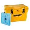 Dewalt DXC2501 25 Quart Roto-Molded Lunchbox Cooler With Bonus 10 Quart Ice Pack