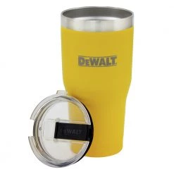 Dewalt DXC30OZTYS 30 Oz. Yellow Powder Coated Tumbler -Clothing and Gear Sales Shop dewndxc30oztys b