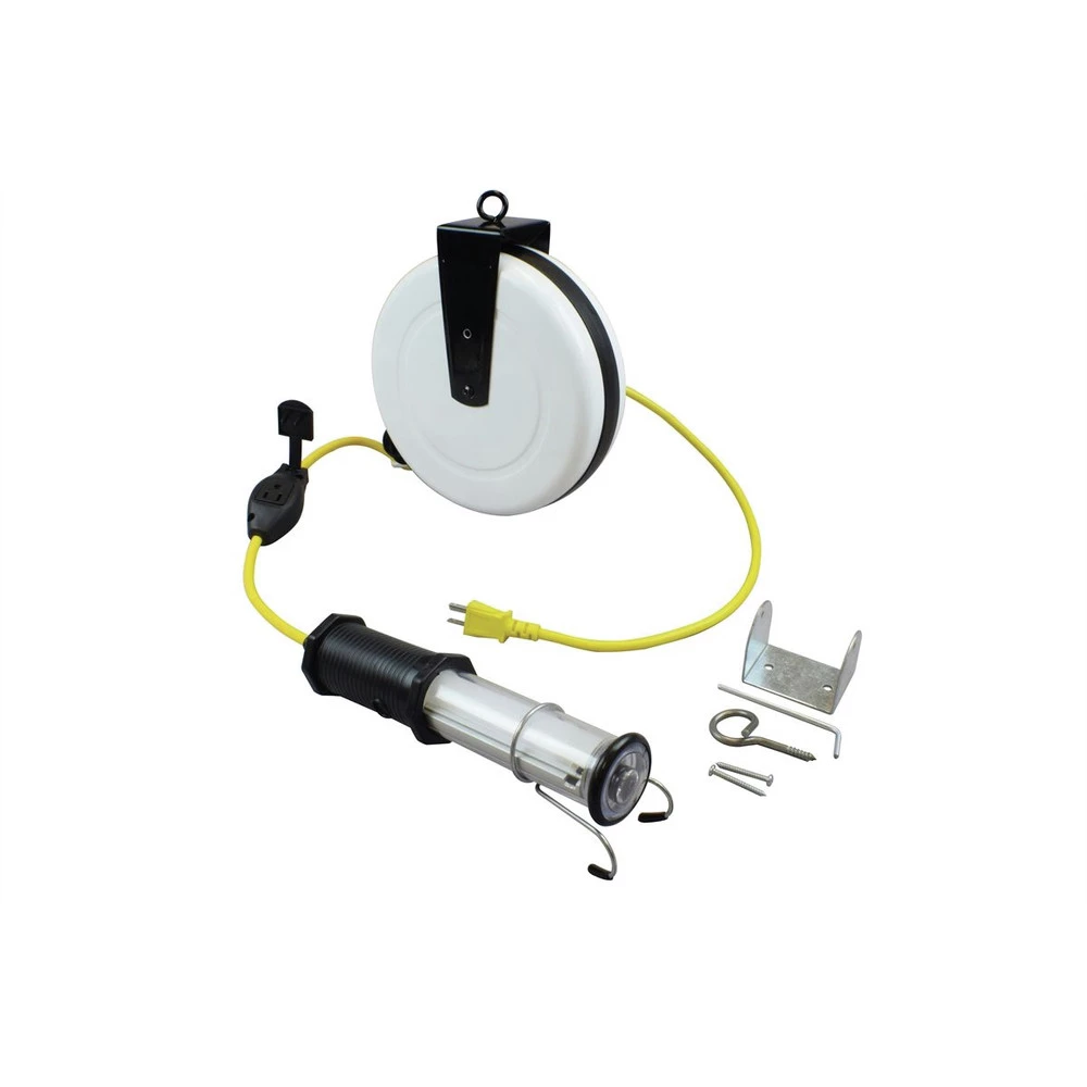 General Manufacturing 1935-8010 Stubby II LED Light With 35 Ft. Reel And Tool Tap 1 General Manufacturing 1935-8010 Stubby II LED Light With 35 Ft. Reel And Tool Tap