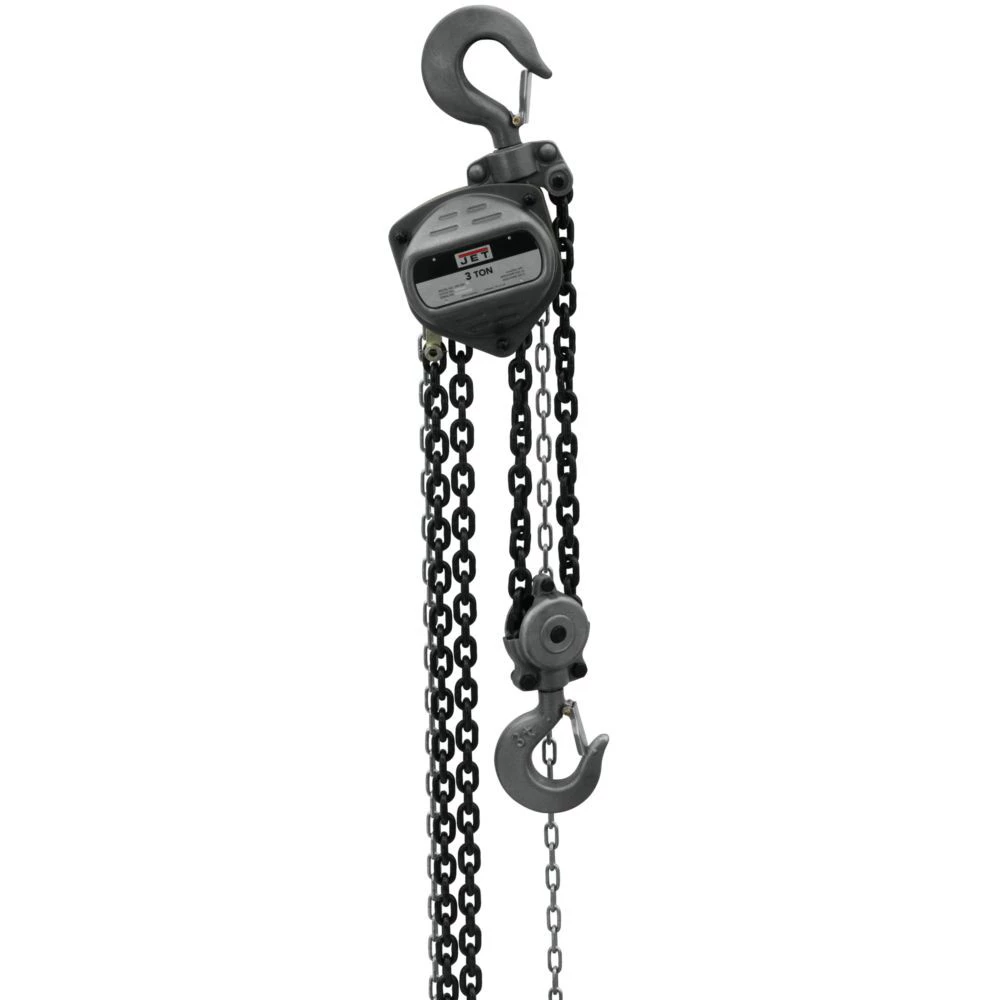 JET S90-300-10 3 Ton Hand Chain Hoist With 10 Ft. Lift 1 JET S90-300-10 3 Ton Hand Chain Hoist With 10 Ft. Lift