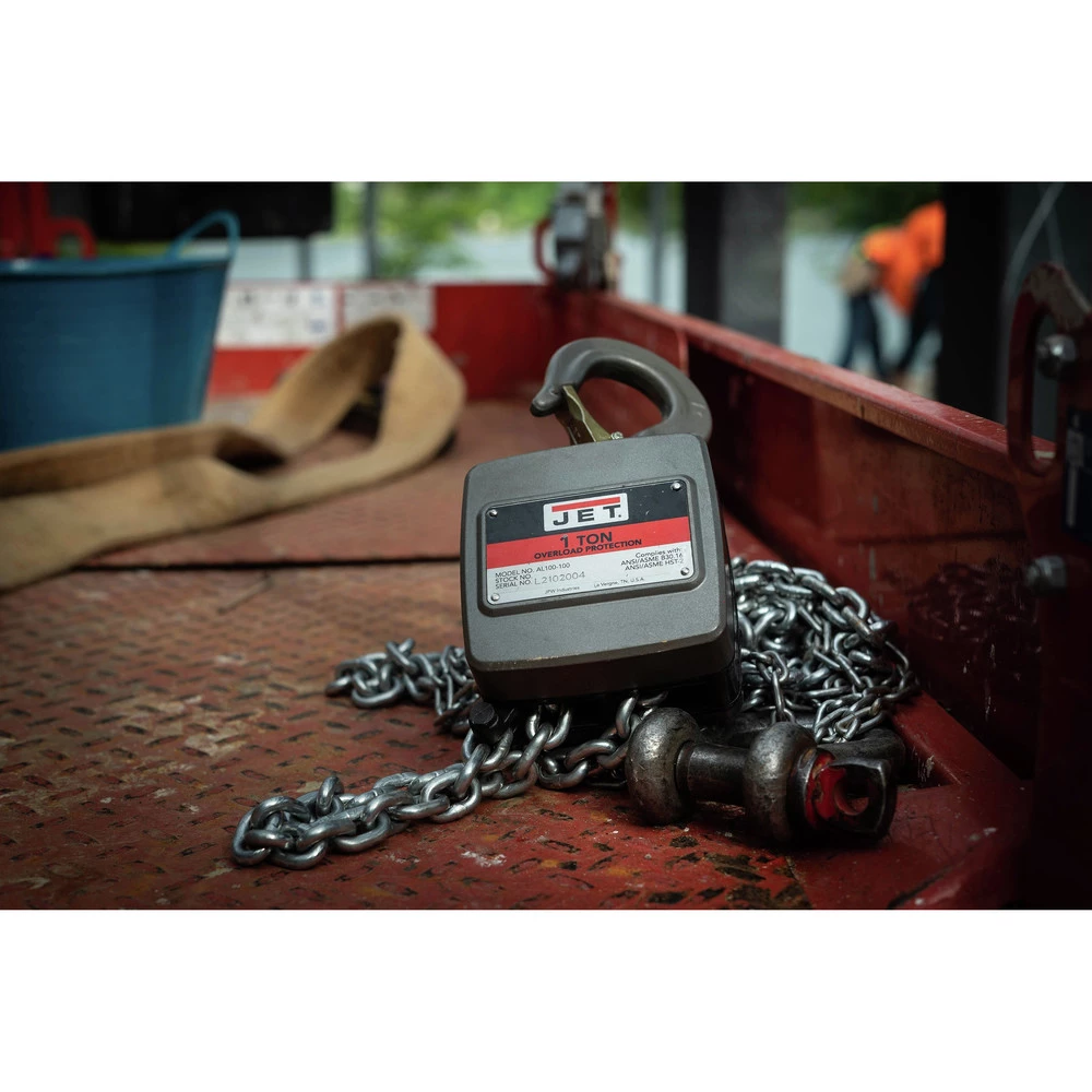 JET 133054 AL100 Series 1/2 Ton Capacity Hand Chain Hoist With 30 Ft. Of Lift 7 JET 133054 AL100 Series 1/2 Ton Capacity Hand Chain Hoist With 30 Ft. Of Lift - Image 7