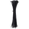 Klein Tools 450-210 100-Piece 11.5 In. 50 Lbs. Tensile Strength Heavy Duty Nylon Cable Zip Tie Set - Black