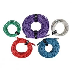 Klein Tools 450-600 6-Piece 6 In. / 8 In. / 14 In. Hook And Loop Cinch Strap Cable Tie Set - Black -Clothing and Gear Sales Shop klnn450 600 b