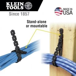 Klein Tools 450-700 75 Ft. Stretch Cable Tie Roll - Black -Clothing and Gear Sales Shop klnn450 700 b