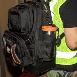 Klein Tools 55580 Tradesman 20 Oz. Stainless Steel Tumbler With Flip-top Lid -Clothing and Gear Sales Shop klnn55580 f