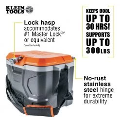 Klein Tools 55600 Tradesman Pro Tough Box 17 Quart Cooler -Clothing and Gear Sales Shop klnn55600 h