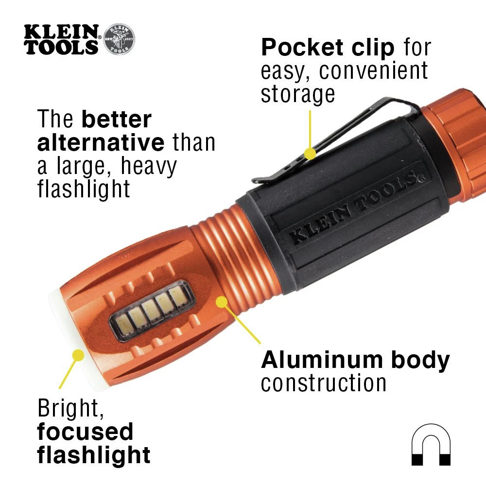Klein Tools 56028 Waterproof LED Flashlight/Worklight 4 Klein Tools 56028 Waterproof LED Flashlight/Worklight - Image 4