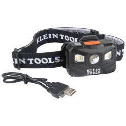 Klein Tools 56048 400 Lumens Rechargeable Headlamp With Fabric Strap -Clothing and Gear Sales Shop klnn56048