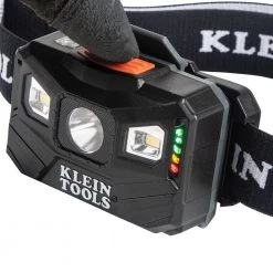 Klein Tools 56048 400 Lumens Rechargeable Headlamp With Fabric Strap -Clothing and Gear Sales Shop klnn56048 f