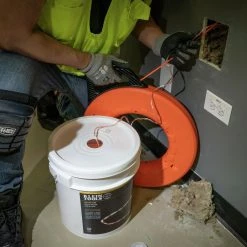 Klein Tools 56110 6500 Ft. Poly Pull Line For Light Duty Cable - Orange/White -Clothing and Gear Sales Shop klnn56110 a