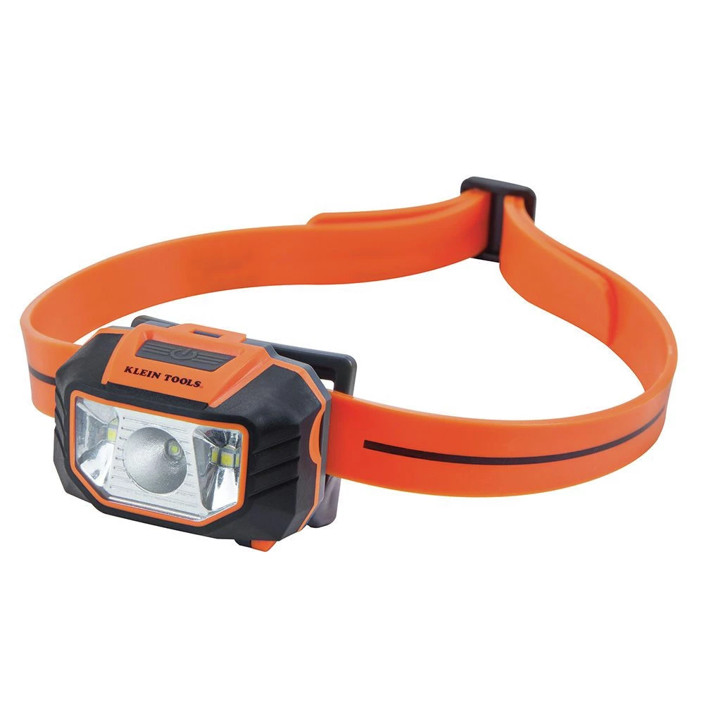 Klein Tools 56220 LED Headlamp With Silicone Hard Hat Strap 1 Klein Tools 56220 LED Headlamp With Silicone Hard Hat Strap