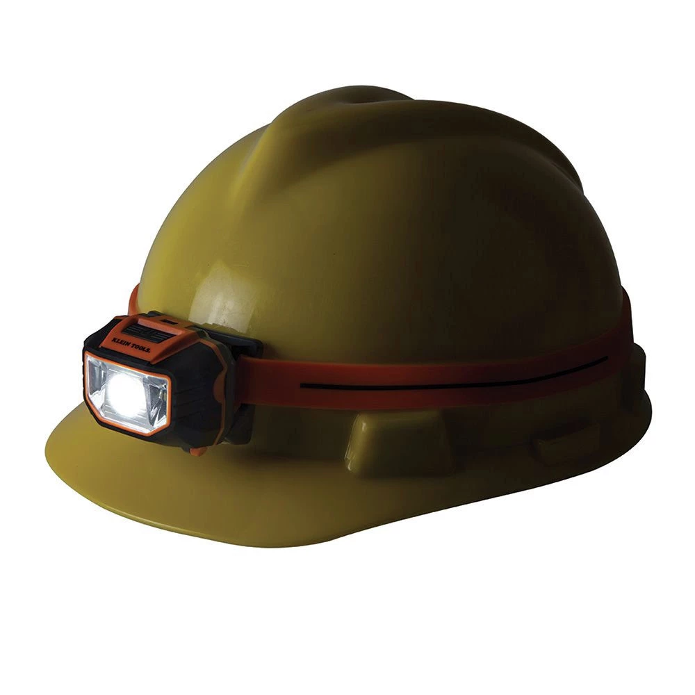 Klein Tools 56220 LED Headlamp With Silicone Hard Hat Strap 4 Klein Tools 56220 LED Headlamp With Silicone Hard Hat Strap - Image 4