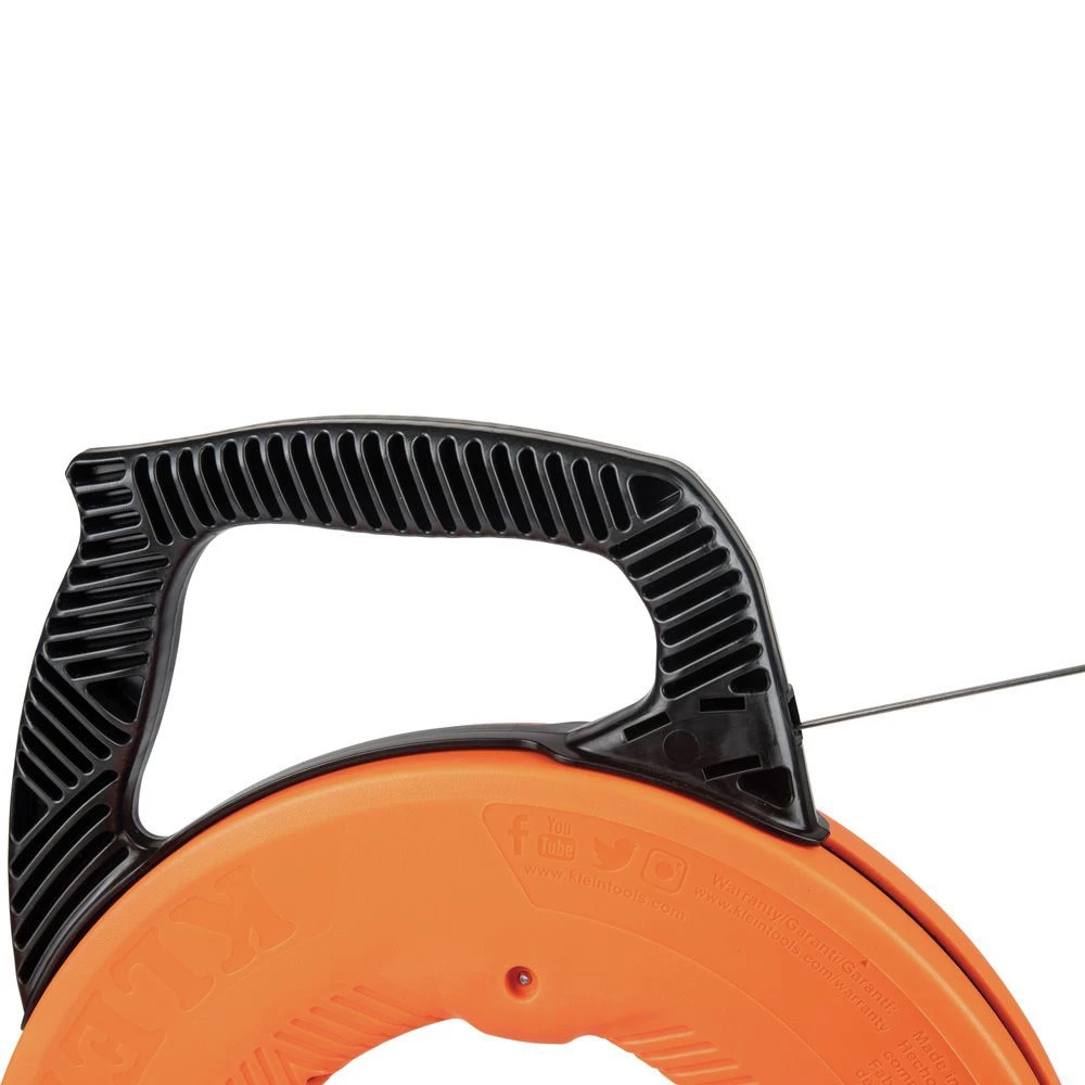 Klein Tools 56341 1/8 In. X 240 Ft. Stainless Steel Fish Tape 6 Klein Tools 56341 1/8 In. X 240 Ft. Stainless Steel Fish Tape - Image 6