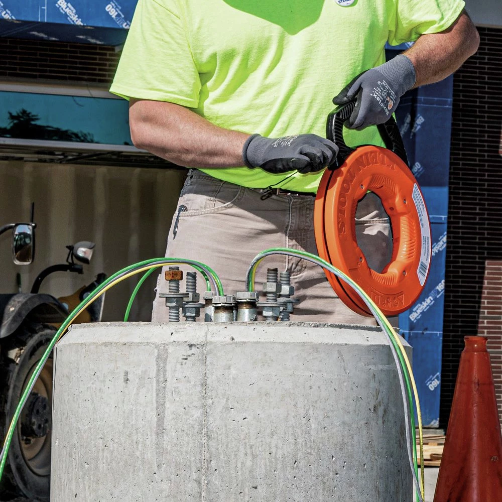 Klein Tools 56341 1/8 In. X 240 Ft. Stainless Steel Fish Tape 8 Klein Tools 56341 1/8 In. X 240 Ft. Stainless Steel Fish Tape - Image 8