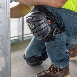 Klein Tools 60184 2-Piece Lightweight Gel Knee Pad Set - One Size, Black -Clothing and Gear Sales Shop klnn60184 b