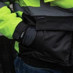 Klein Tools 60380 Reflective Winter Bomber Jacket - X-Large, High-Visibility Yellow/Black 13 Klein Tools 60380 Reflective Winter Bomber Jacket - X-Large, High-Visibility Yellow/Black -Clothing and Gear Sales Shop klnn60380 f