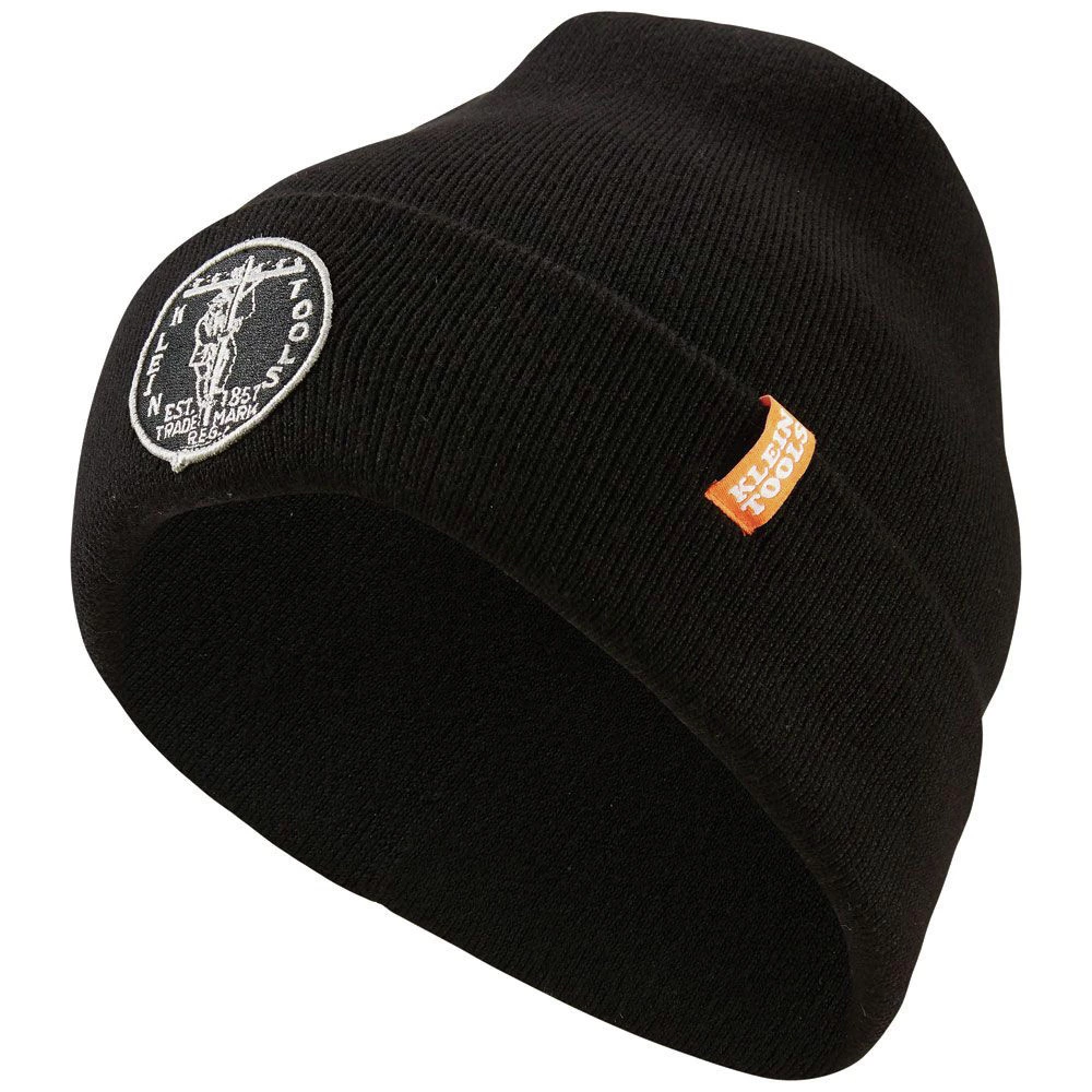 Klein Tools 60388 Heavy Knit Hat - One Size, Black 1 Klein Tools 60388 Heavy Knit Hat - One Size, Black