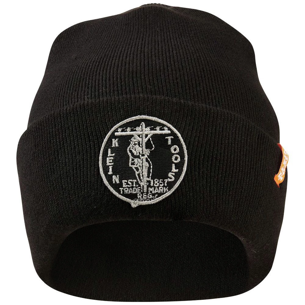 Klein Tools 60388 Heavy Knit Hat - One Size, Black 3 Klein Tools 60388 Heavy Knit Hat - One Size, Black - Image 3