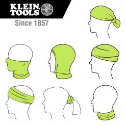 Klein Tools 60465 Neck And Face Cooling Band - High-Visibility Yellow -Clothing and Gear Sales Shop klnn60465 b