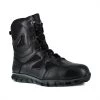 Reebok RB8807-M-11.0 Reebok Sublite Cushion 8 In. Tactical Waterproof Boot With Side Zipper - 11M, Black
