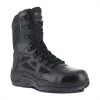Reebok RB8874-M-10.0 Reebok Rapid Response RB 8 In. Stealth Boot With Side Zipper - 10M, Black