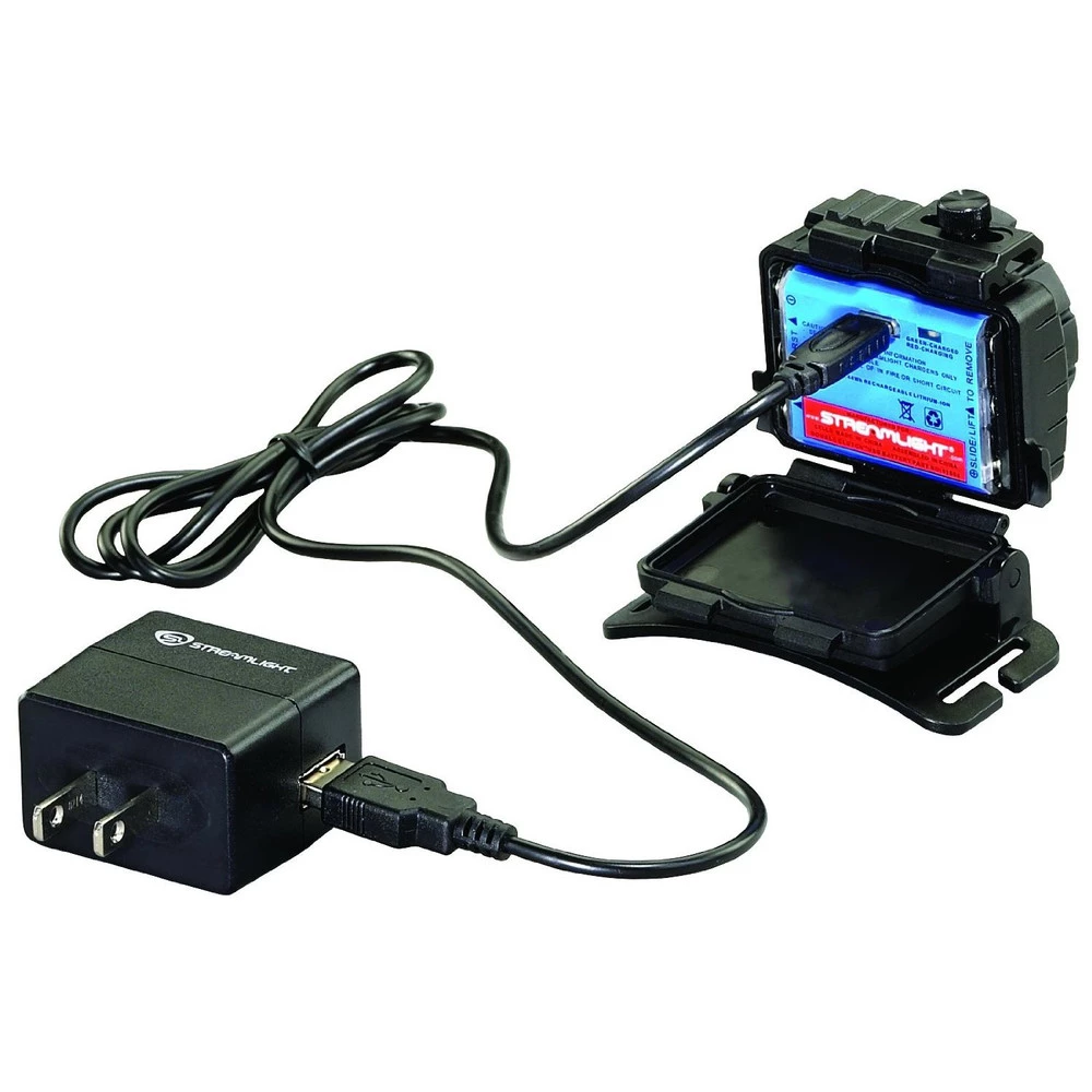 Streamlight 61603 Double Clutch USB Rechargeable Headlamp (Black) 1 Streamlight 61603 Double Clutch USB Rechargeable Headlamp (Black)