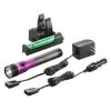 Streamlight 75482 Stinger LED HL Rechargeable Flashlight With PiggyBack Charger (Purple)
