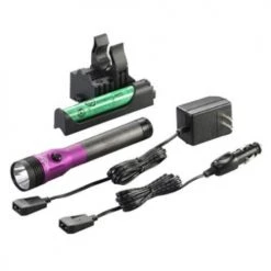 Streamlight 75482 Stinger LED HL Rechargeable Flashlight With PiggyBack Charger (Purple)